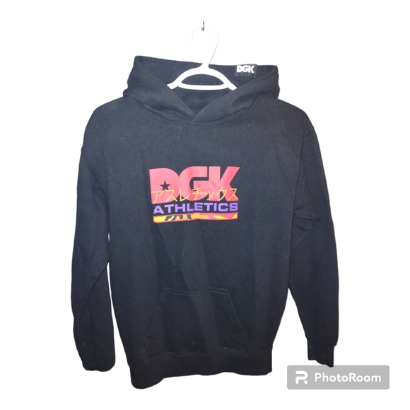 DGK youths Large black hoodie 80% cotton 20% polyester - Picture 1 of 4
